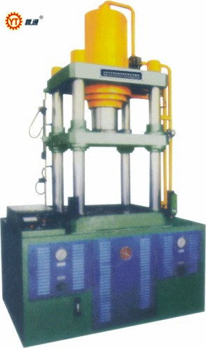 100噸拼圖油壓機哪家質量好？銀通機械與合肥拼圖油壓機對比